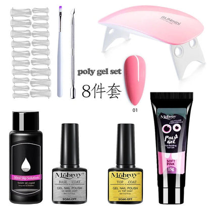MOBRARY POLY GEL COMPLETE NAIL KIT