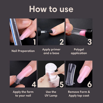 MOBRARY POLY GEL COMPLETE NAIL KIT