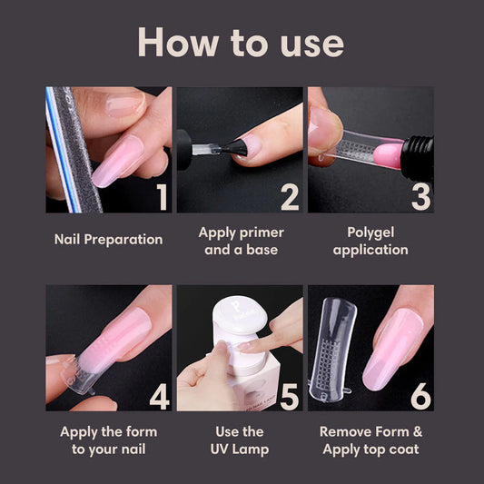 MOBRARY POLY GEL COMPLETE NAIL KIT